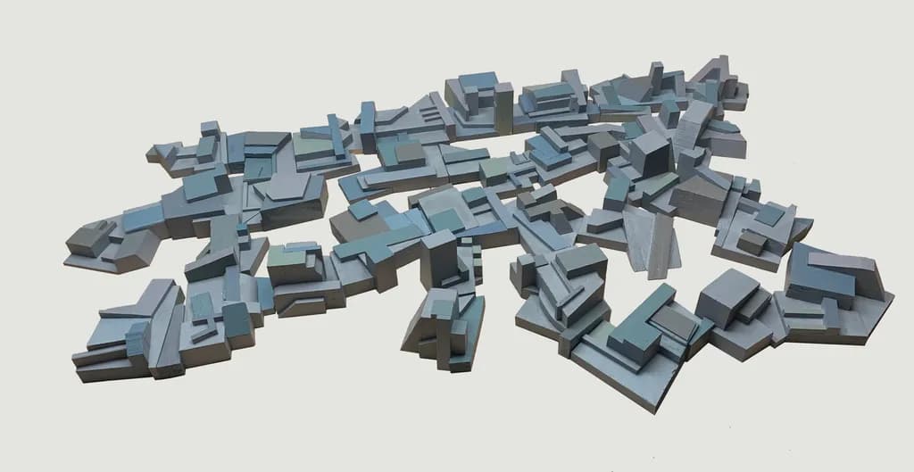 Abstract Cityscape Model