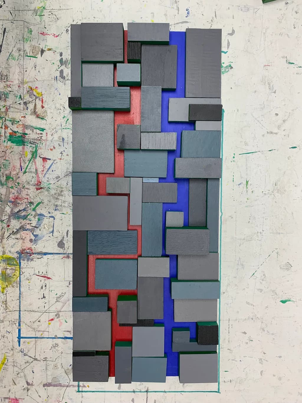 Monochrome Geometric Layers