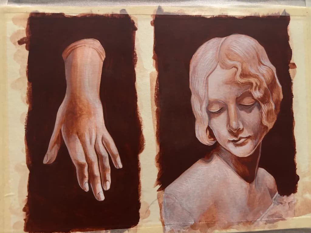 Hand and Head Study