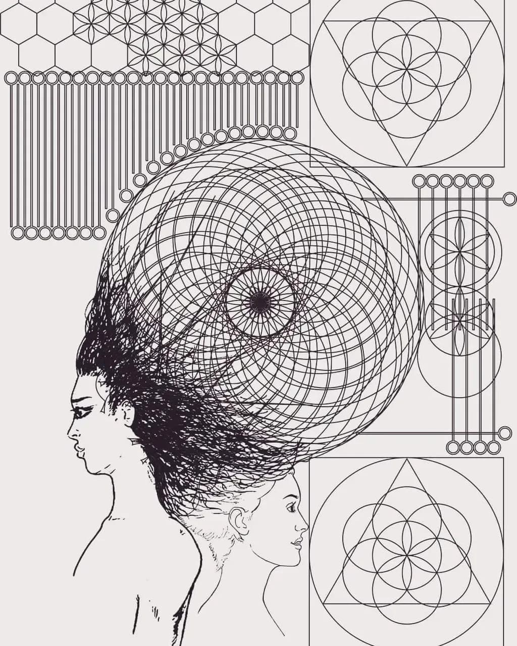 Dual Heads Geometry