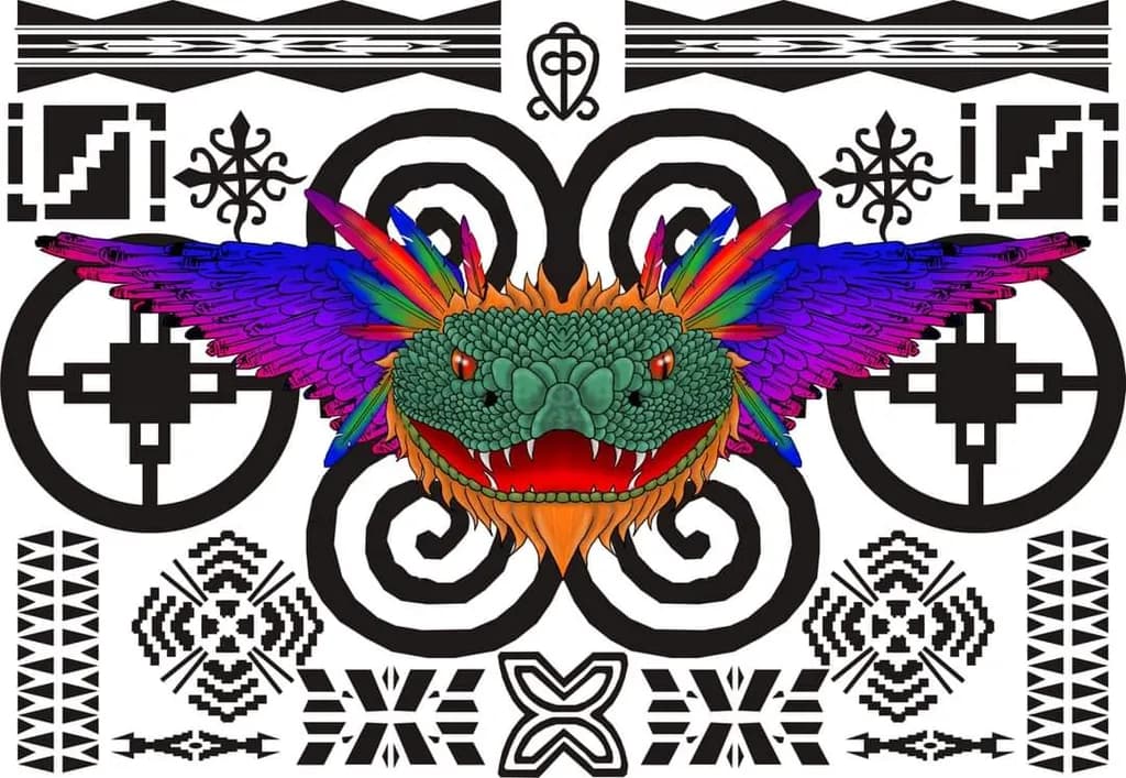 Feathered Serpent Mask
