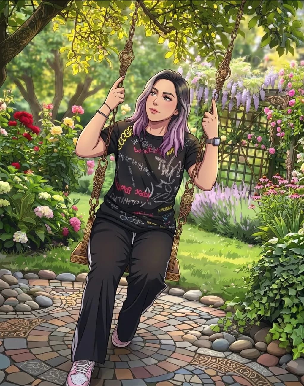 Garden Swing Summer