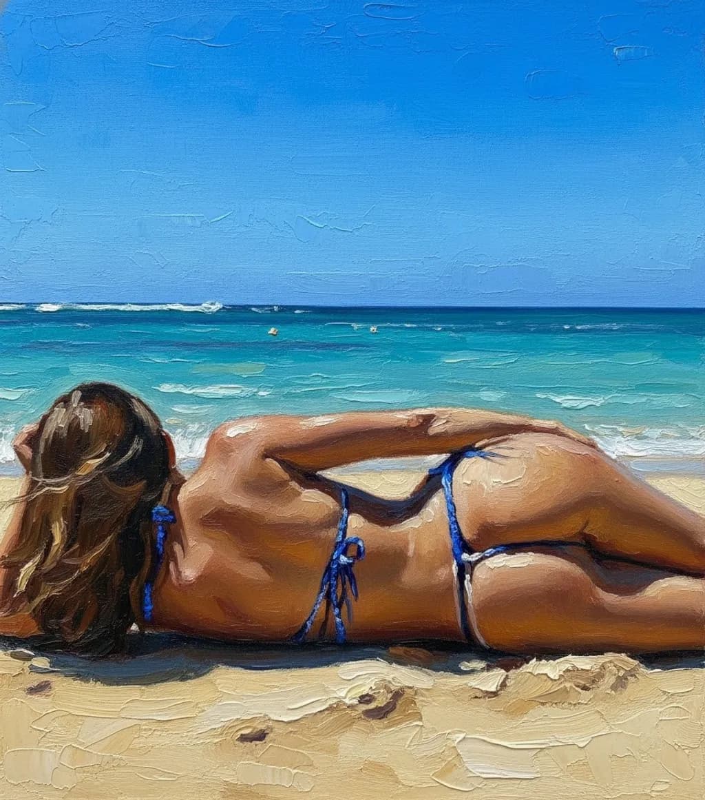 Blue Bikini Beach