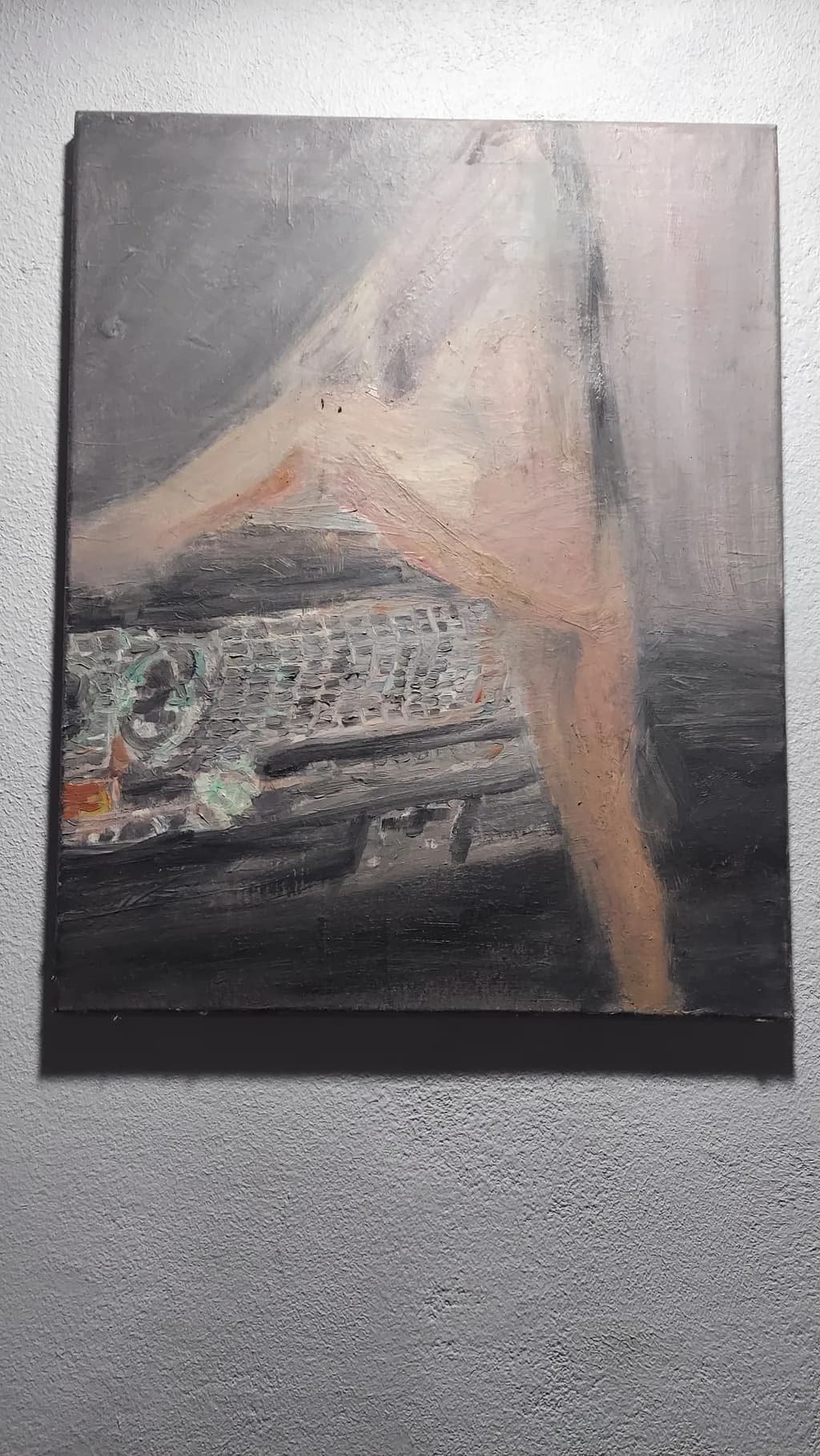 1964 Impala ss with nude model, unfinished