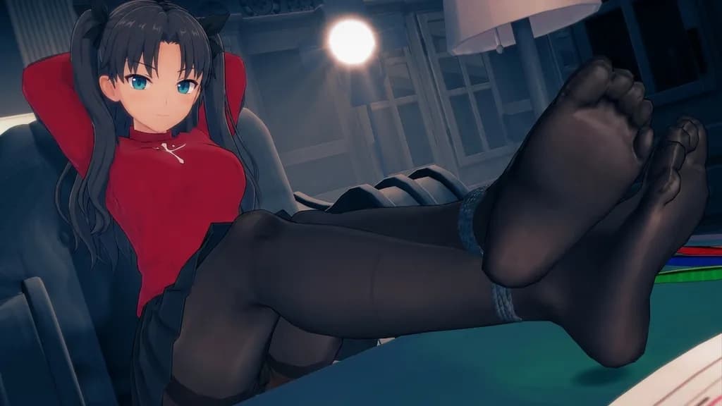 Red Sweater Recline