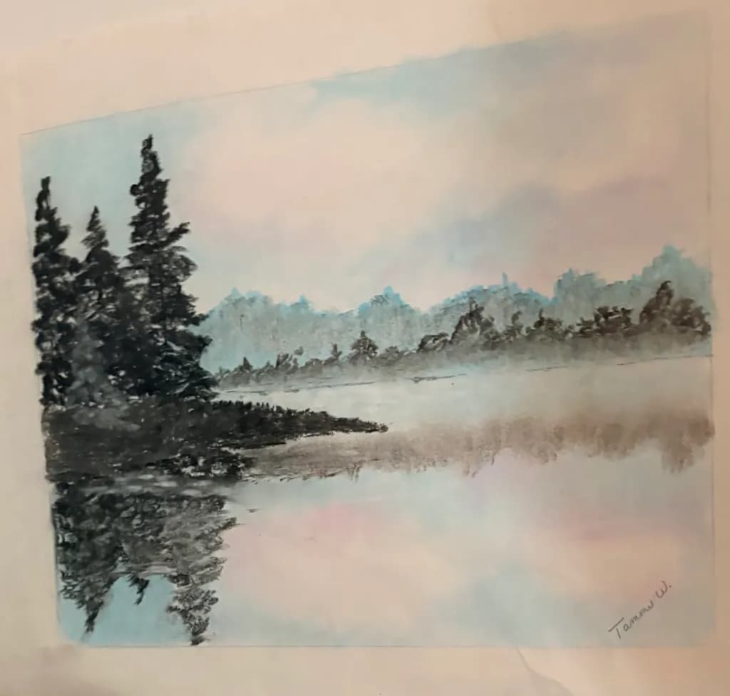 Mountain Lake Reflection