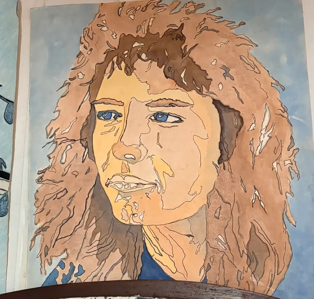 Blue-Eyed Blonde Portrait
