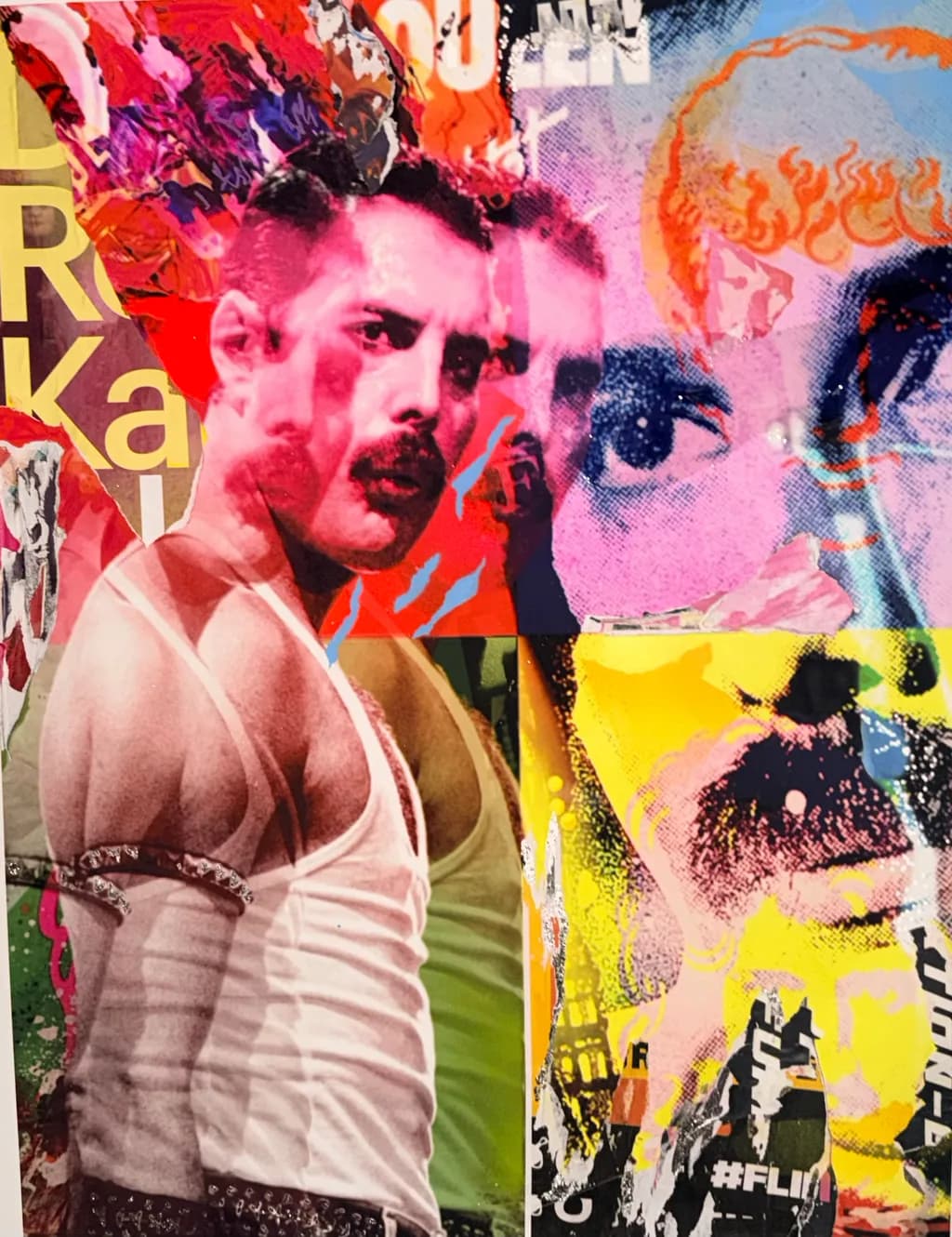 Electric Collage Portrait