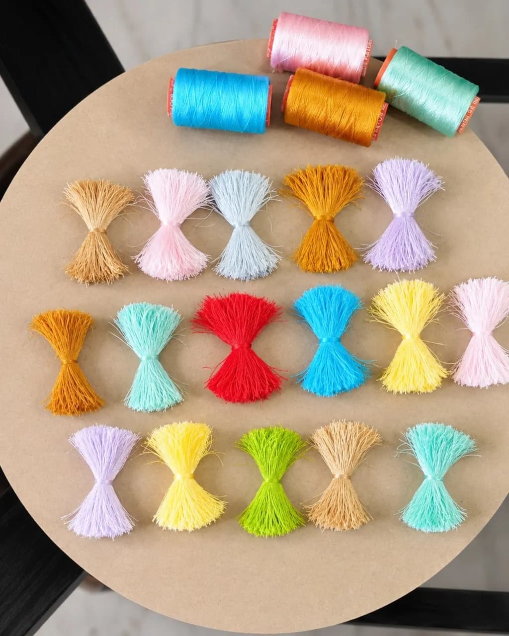 Colorful Thread Tassels