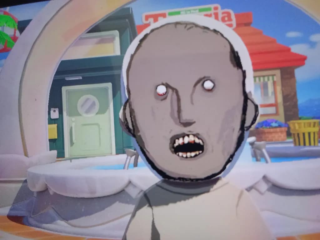 Blank-Eyed Poolside Stranger