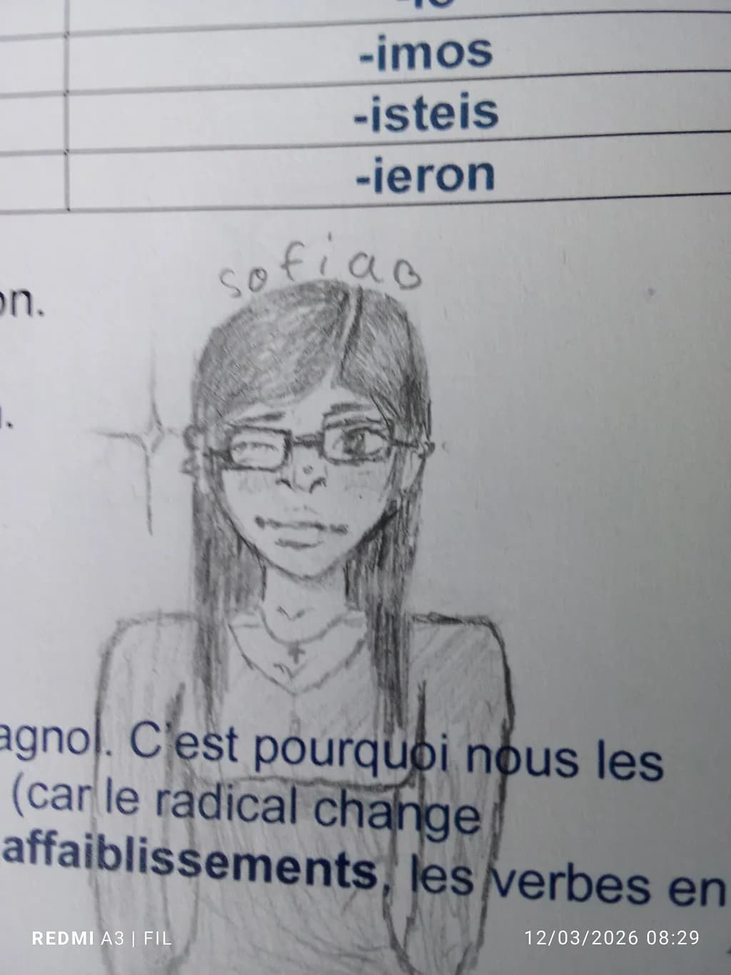 Sofía in Glasses