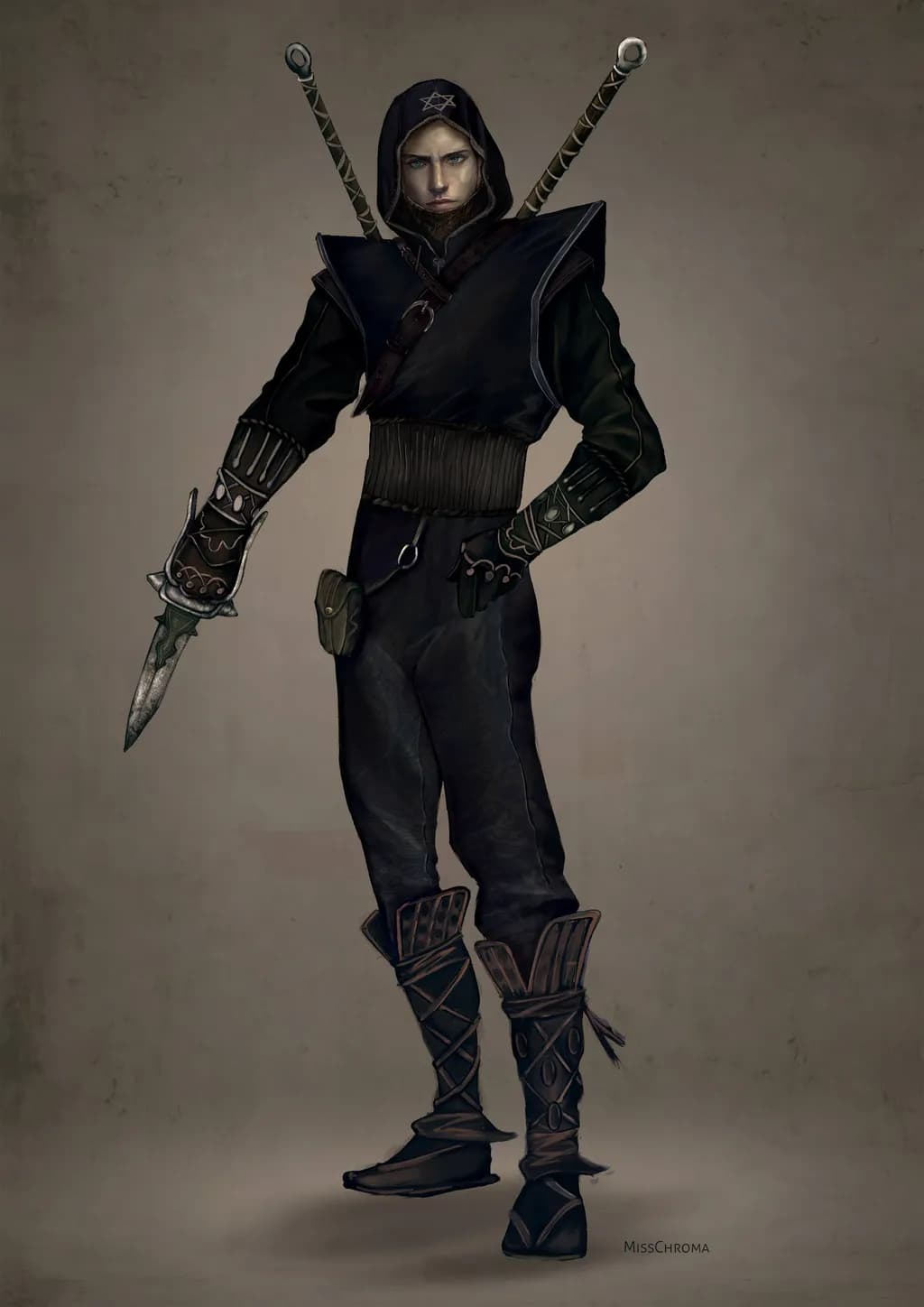Hooded Twin-Blade Rogue