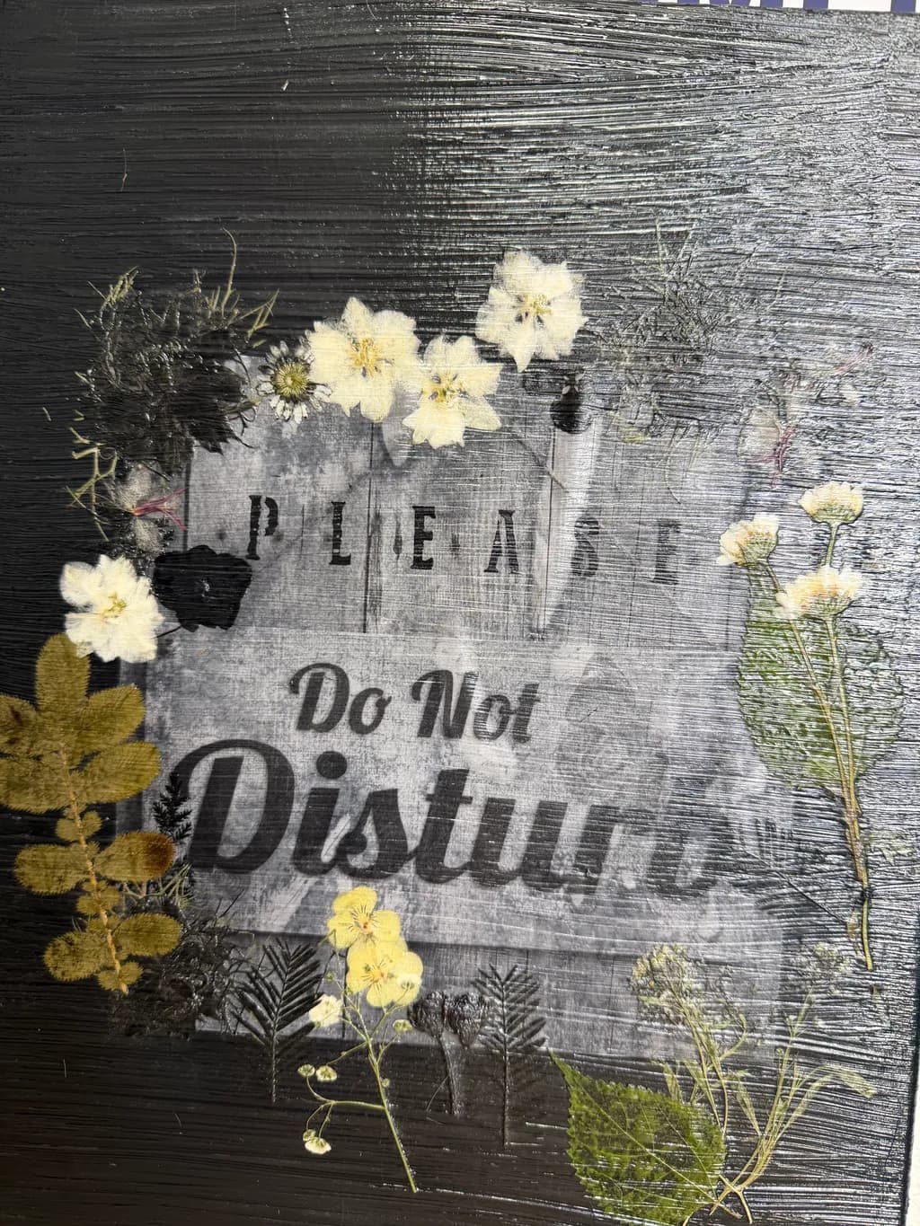 Please Do Not Disturb Flowers