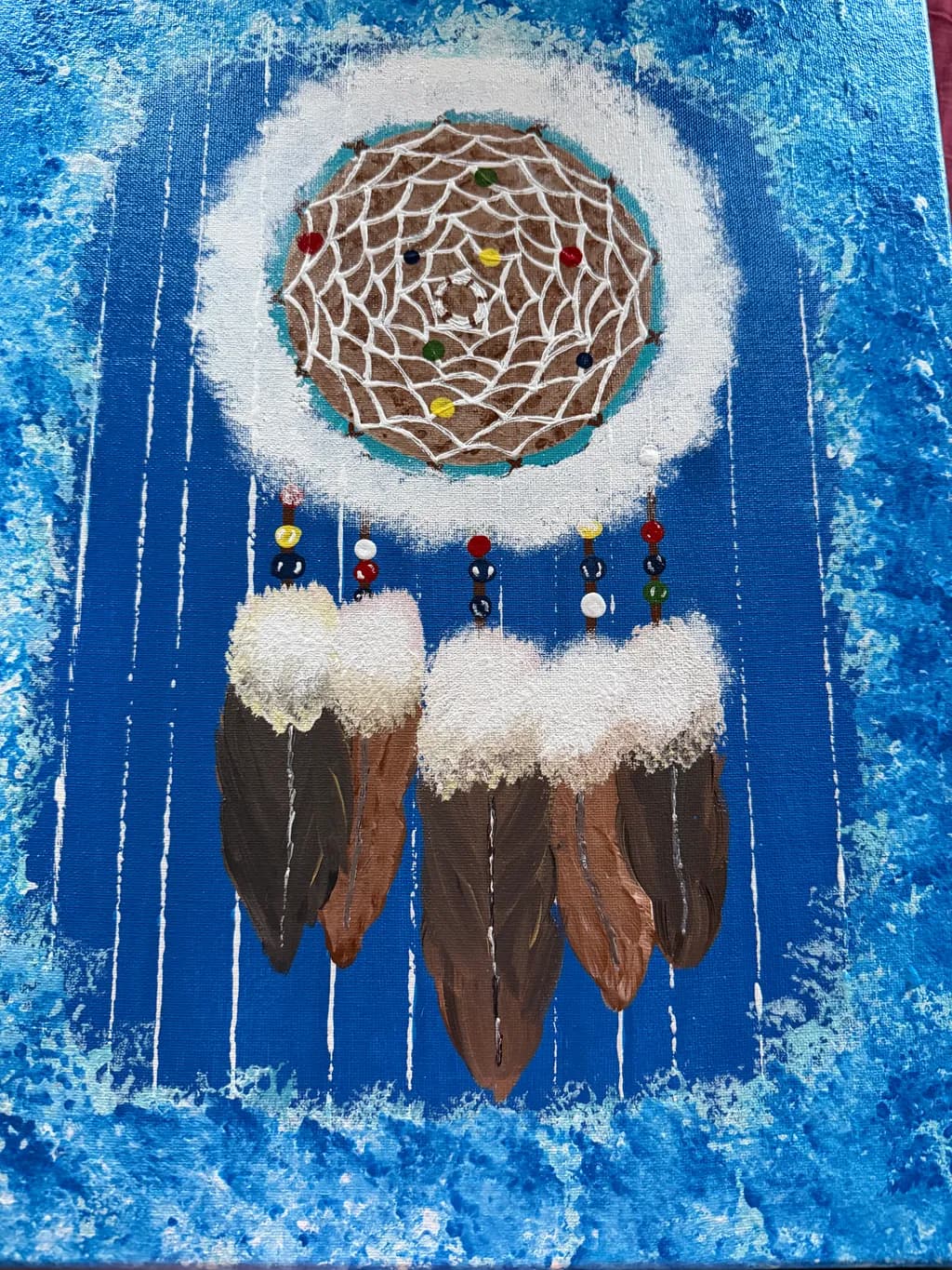 Blue Dreamcatcher Beads