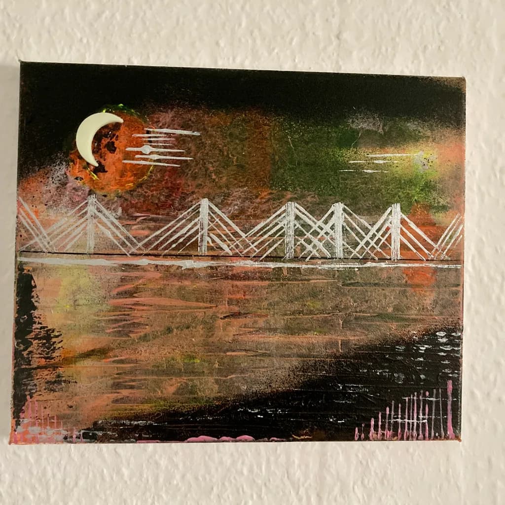 Moonlit Bridge Texture