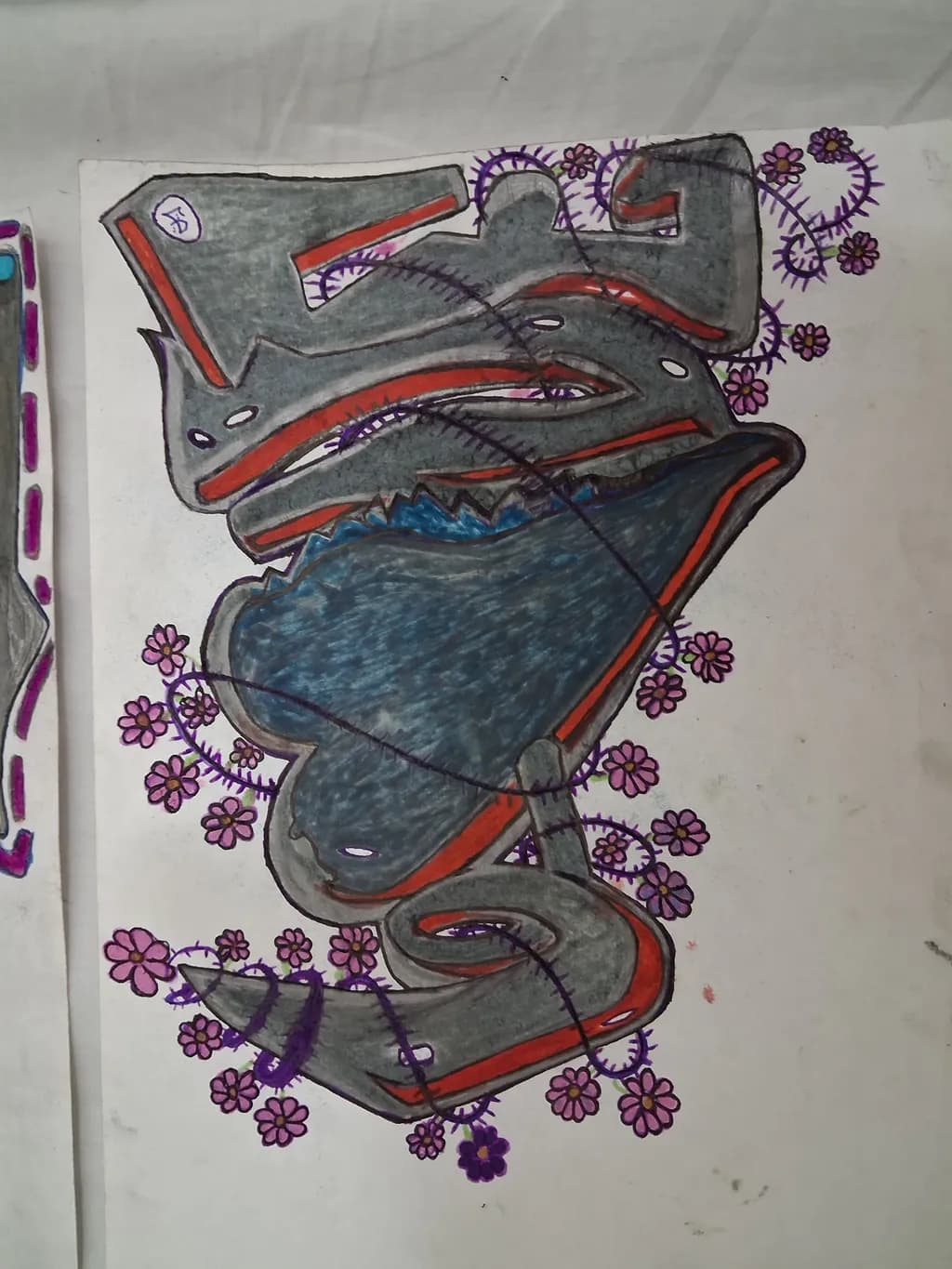 Floral Shark Drift