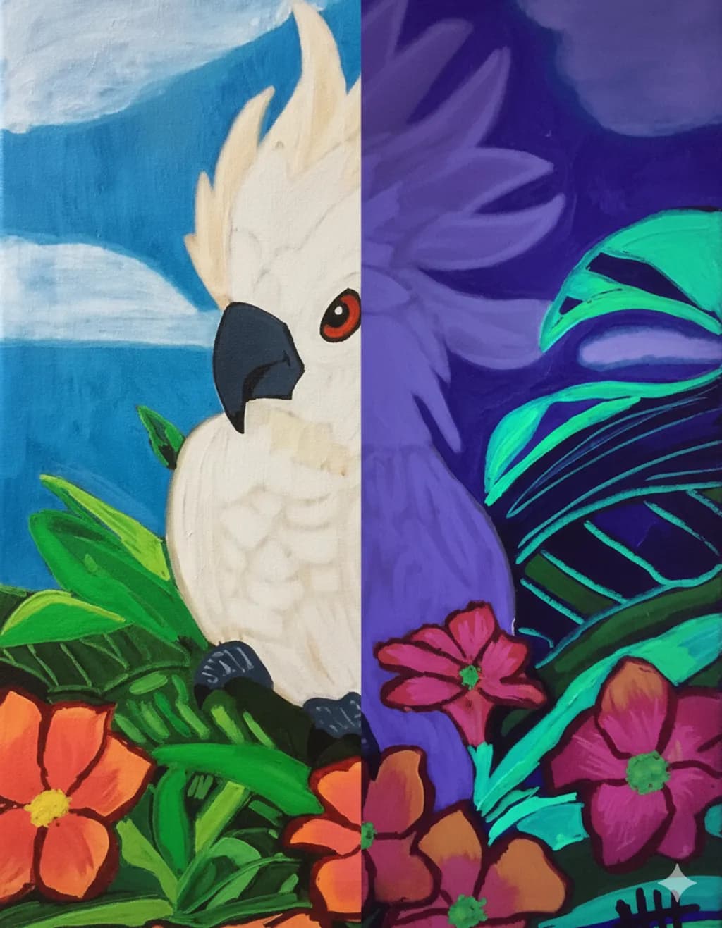 Cockatoo in Bloom