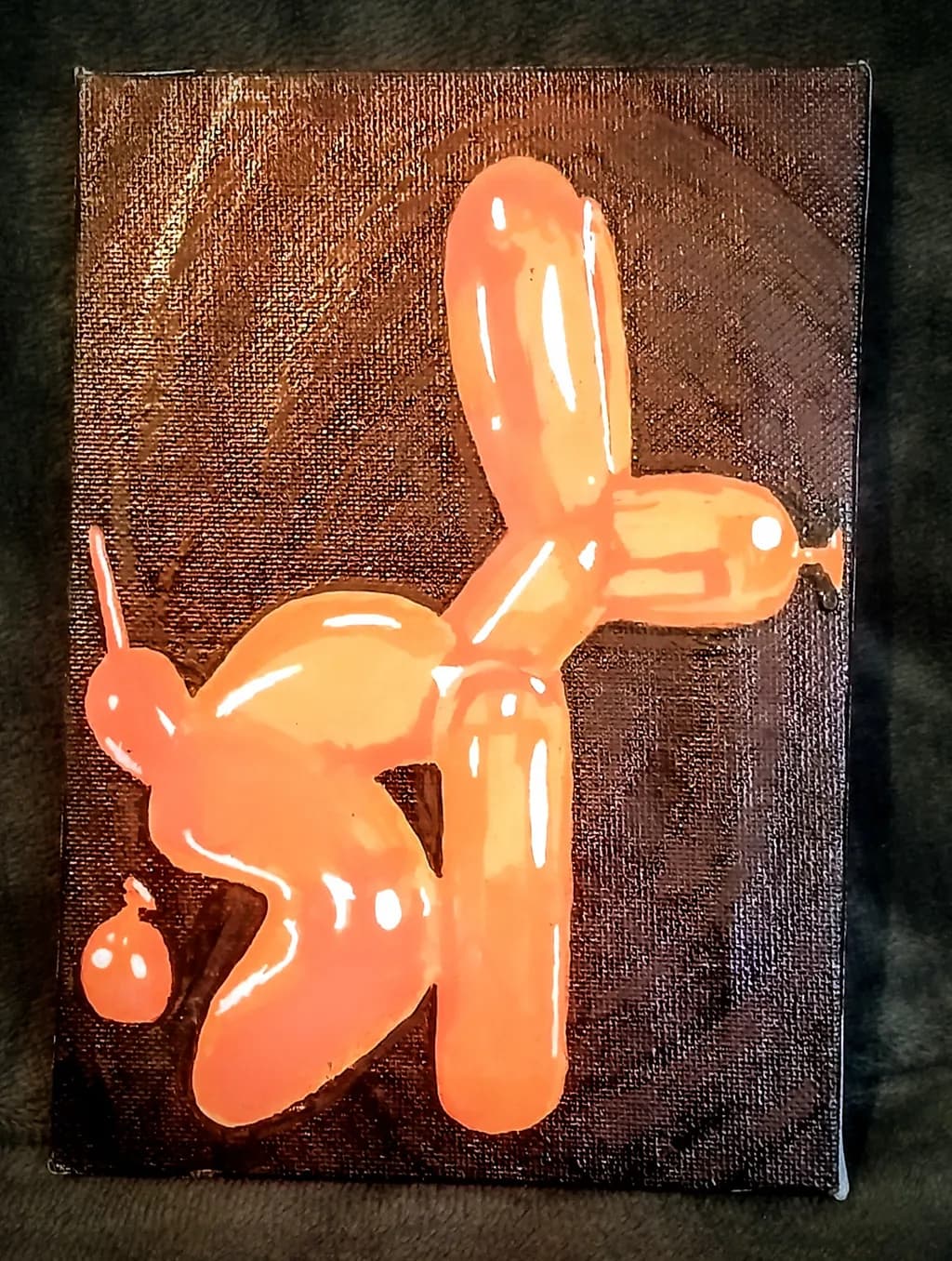Orange Balloon Dog