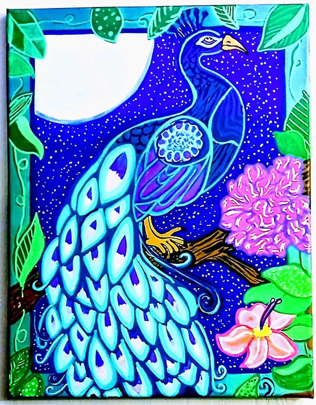 Peacock in Bloom