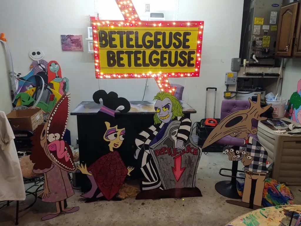 Beetlejuice Carnival Display