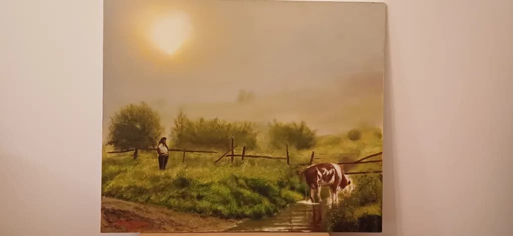 Cow at the Water’s Edge