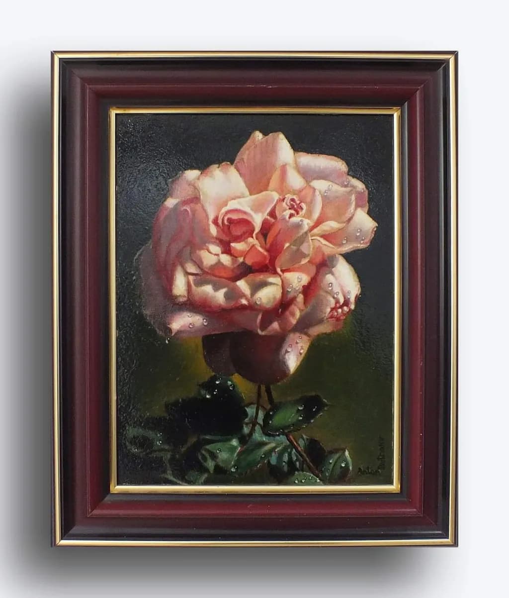 Dew-Kissed Rose Study
