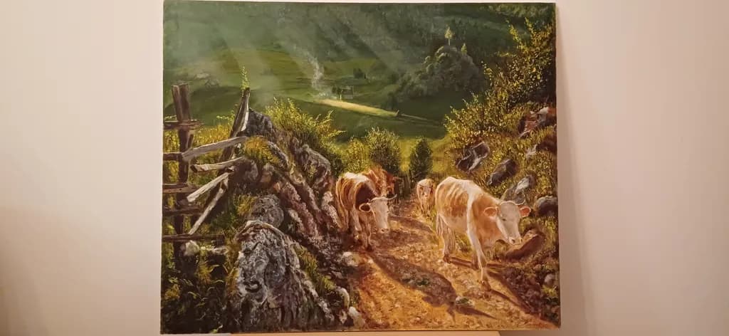 Cows on the Country Path