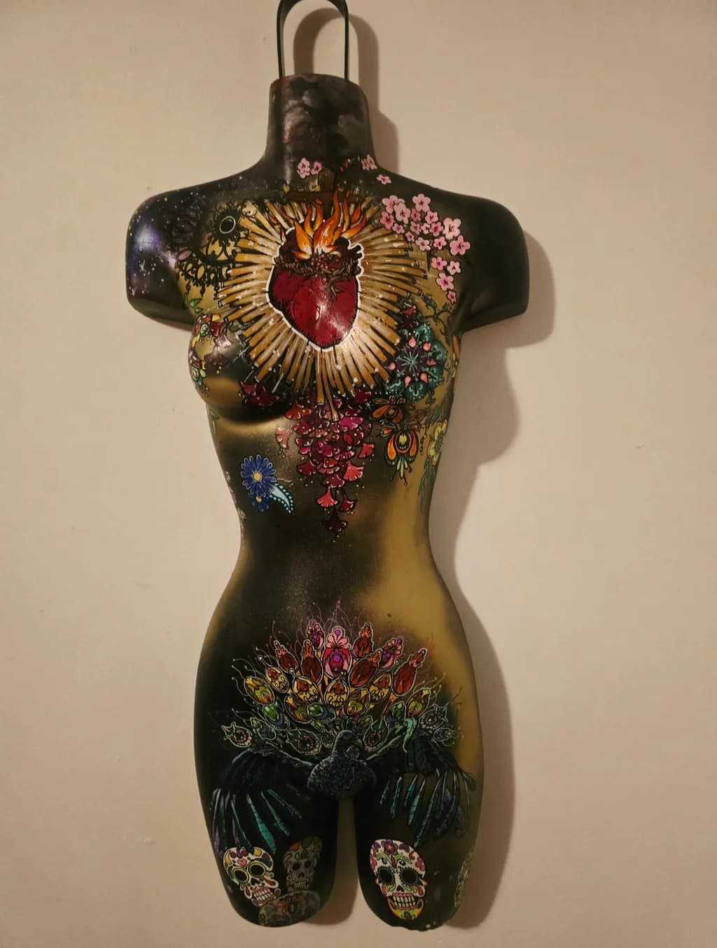 Floral Heart Mannequin