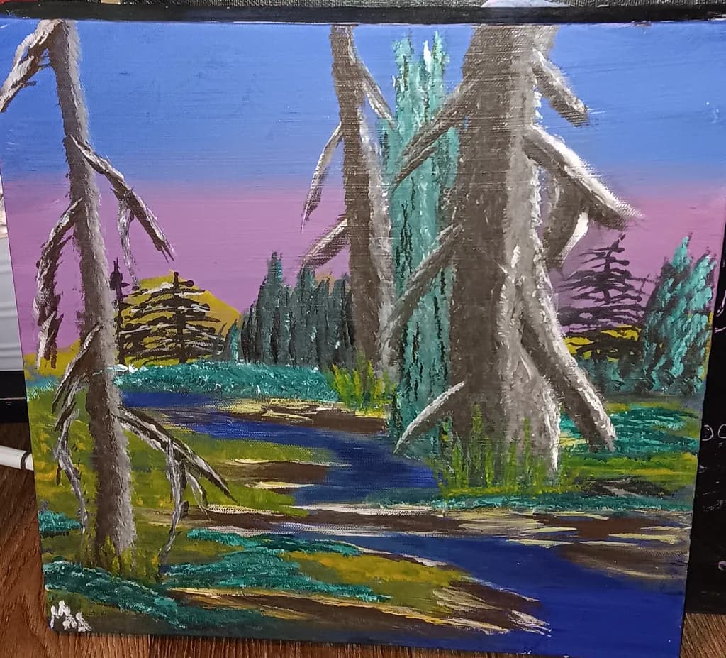 River Through Ancient Trees