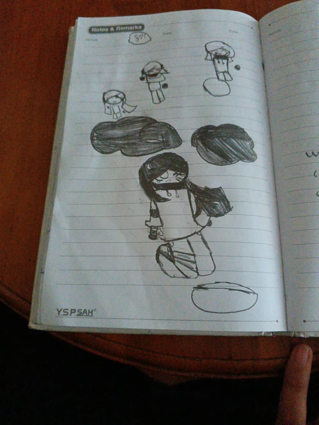Notebook Character Sketches