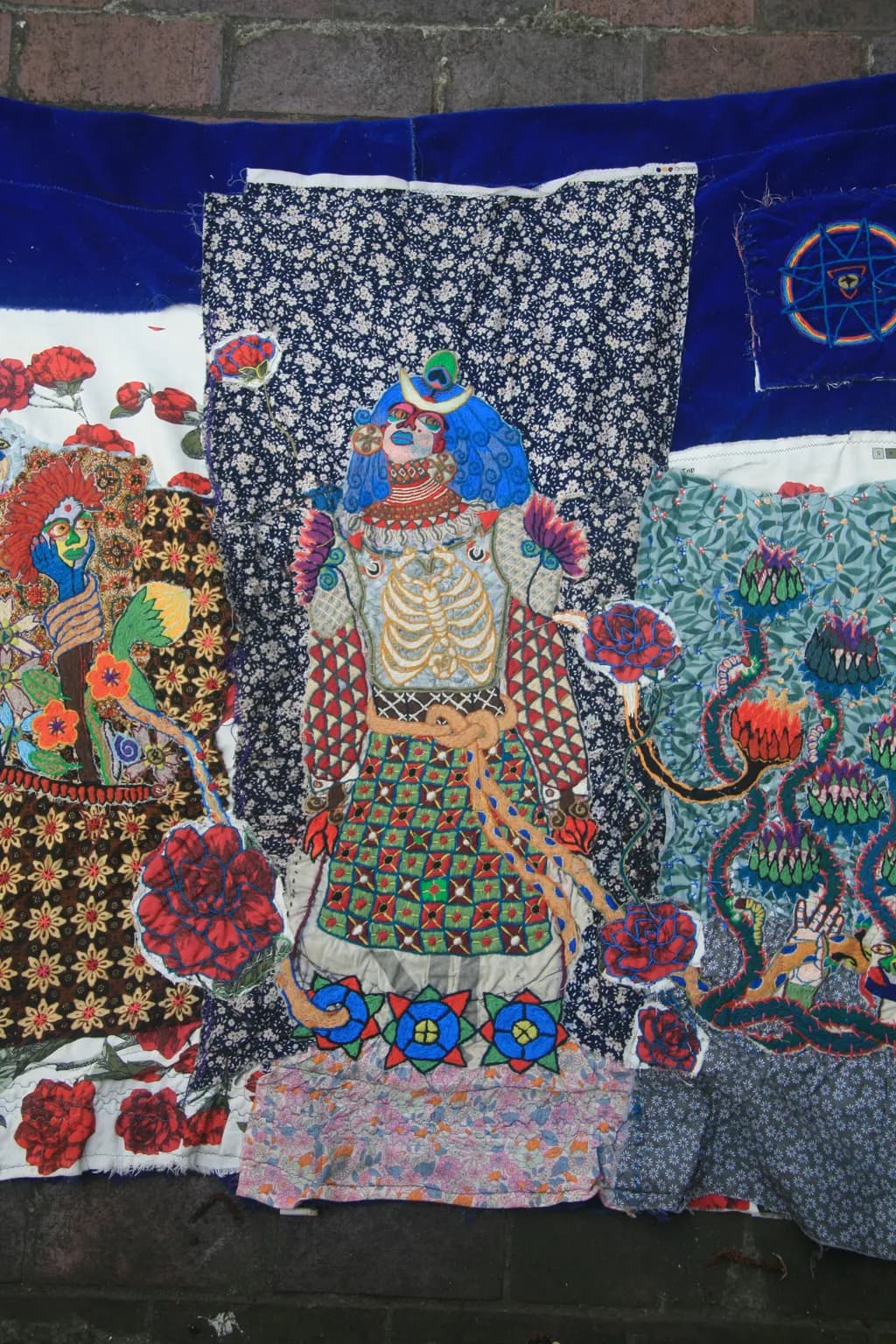 Textile Garden Figure