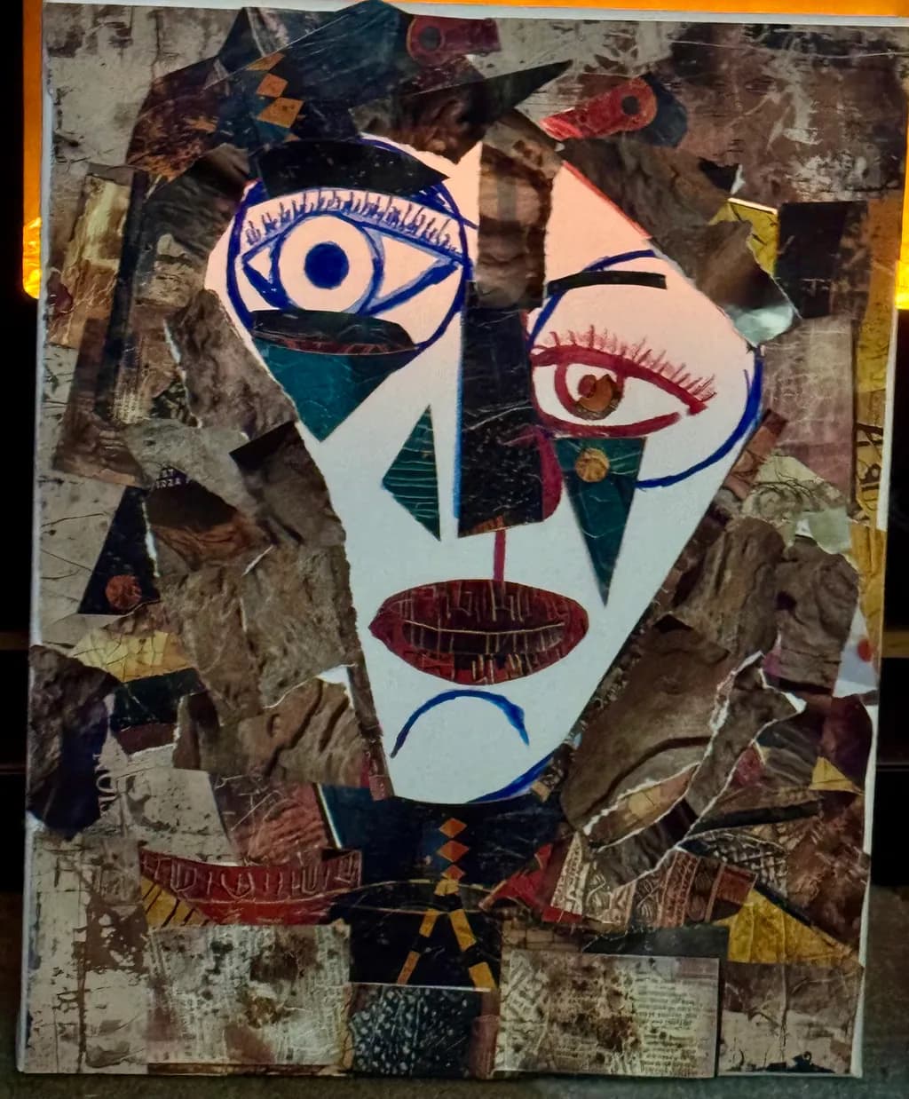 Collage Portrait Duo