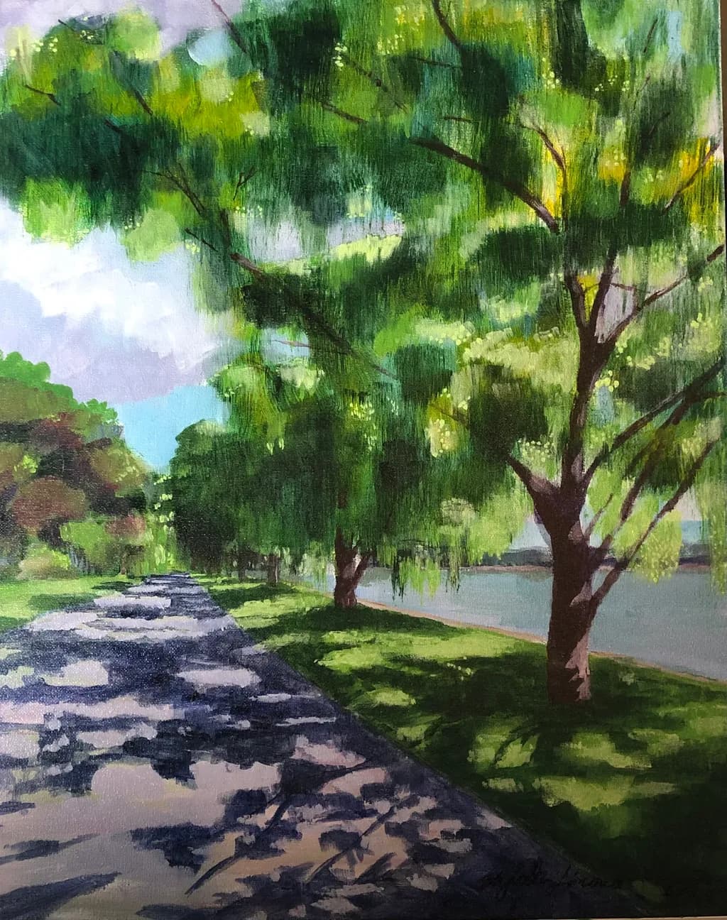 Weeping Willows Along Seneca Lake