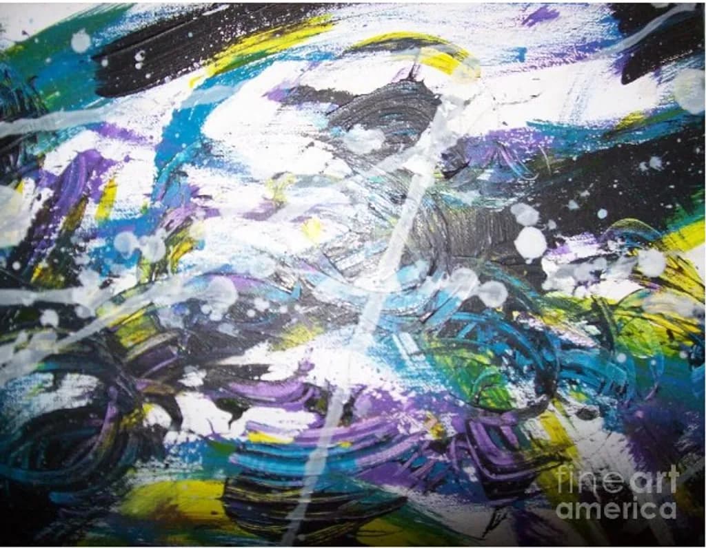 Turquoise Violet Motion