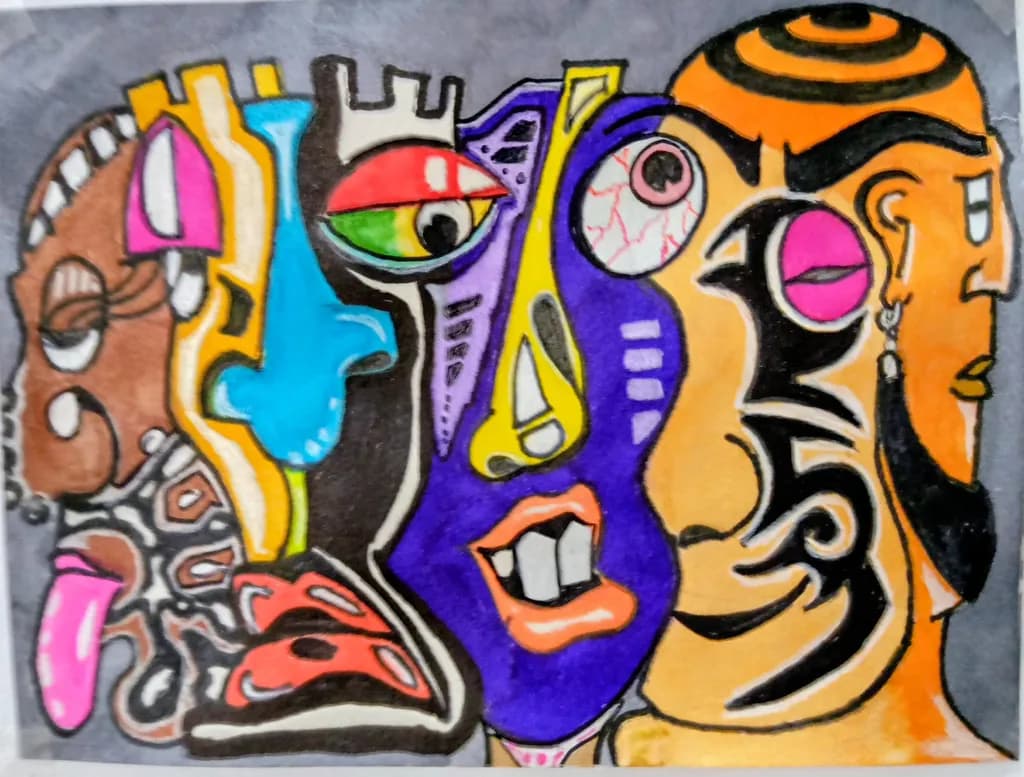Kaleidoscope of Faces