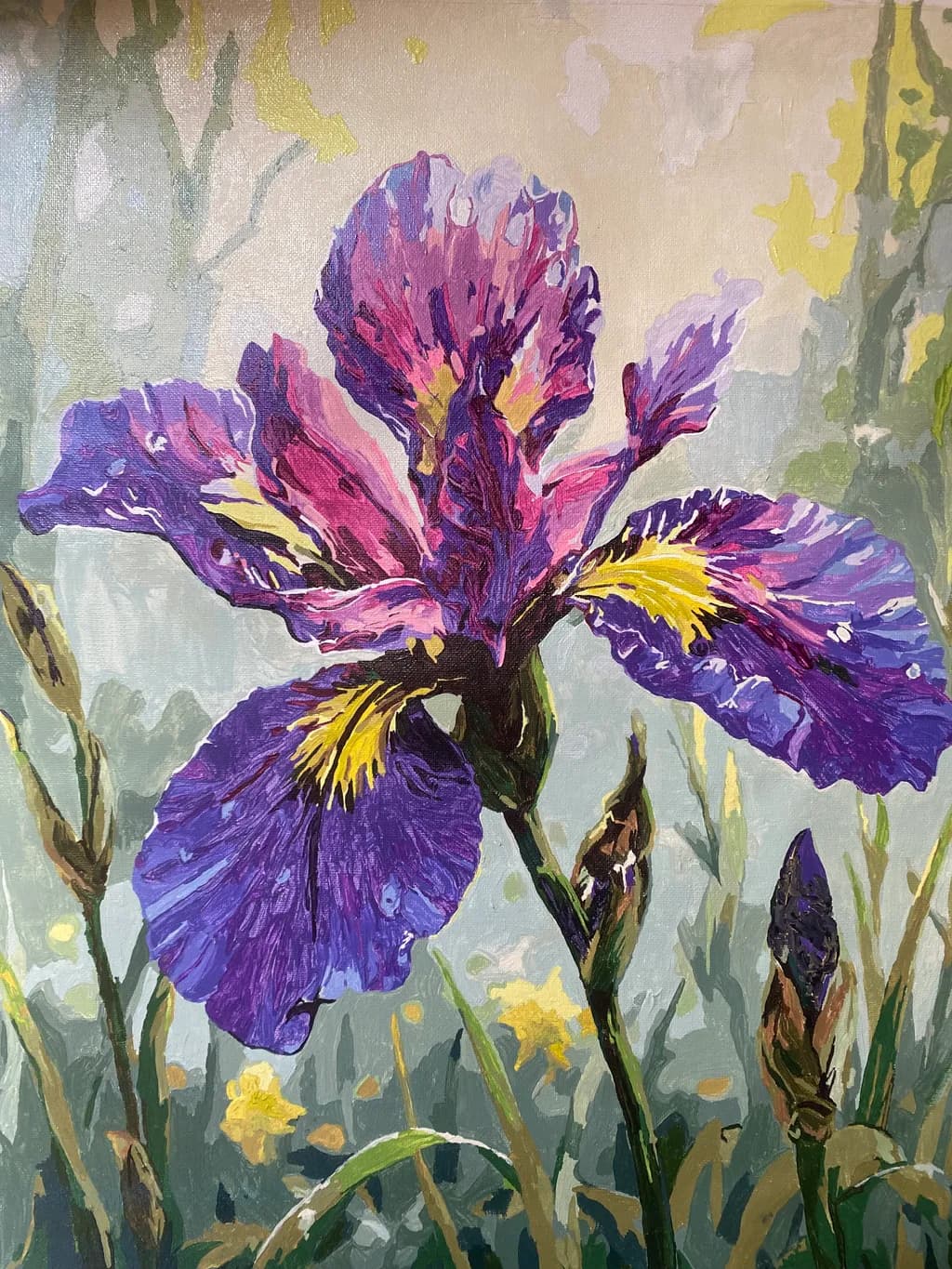 Purple Iris Garden