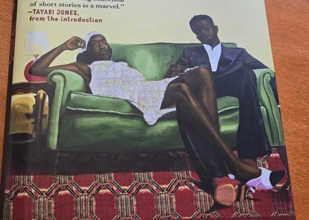 Couple on the Green Sofa