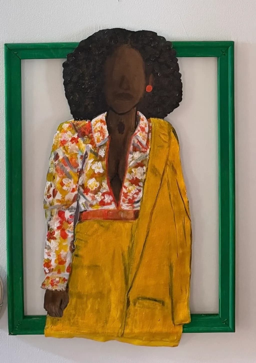 Golden Portrait in Greenазаара