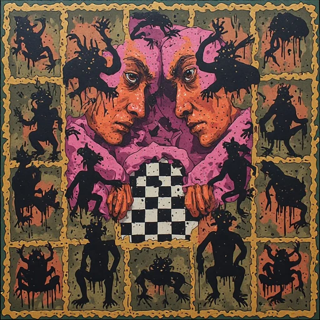 Mirror Faces in Checkmate