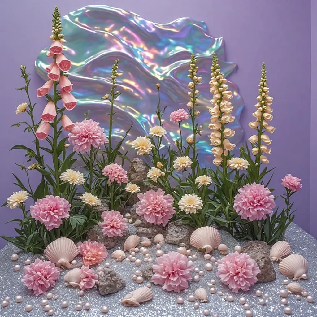 Iridescent Garden Bloom