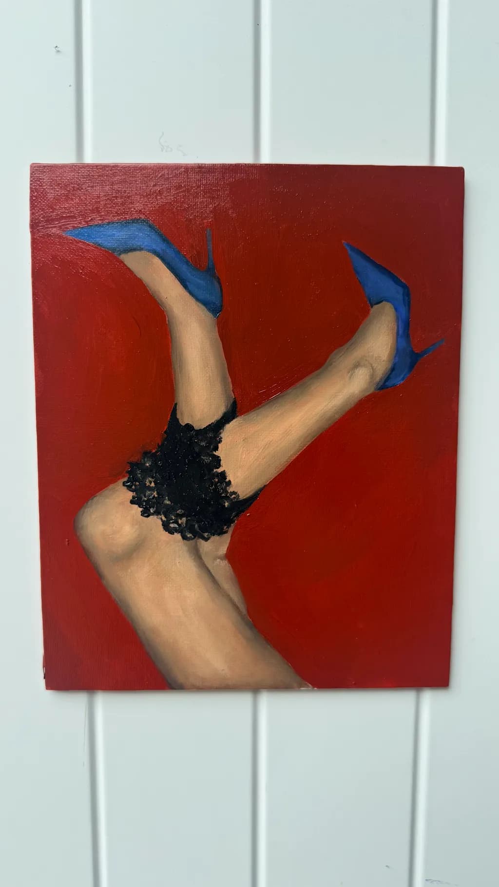 Blue Heels, Red Ground