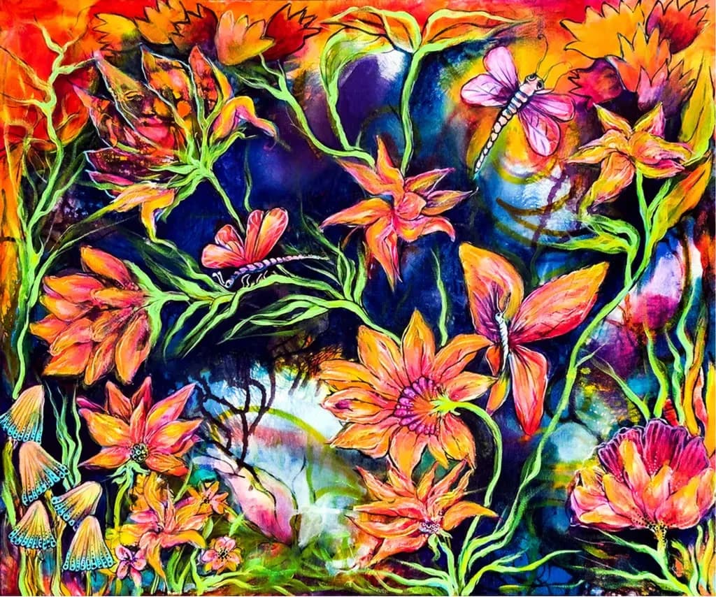 Dragonfly Garden Glow