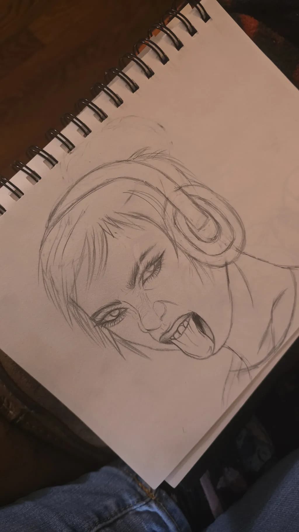 Playful Headphone Portrait