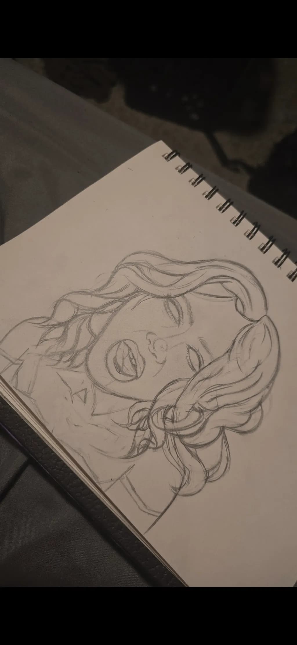 Flowing-Haired Girl