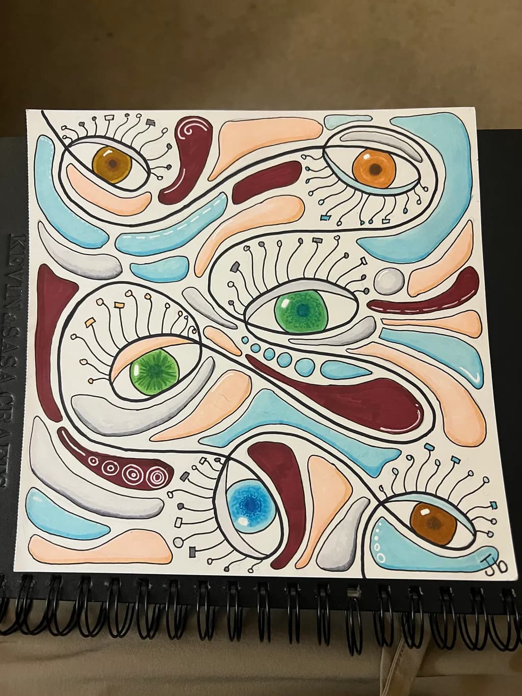 Abstract Eyescape