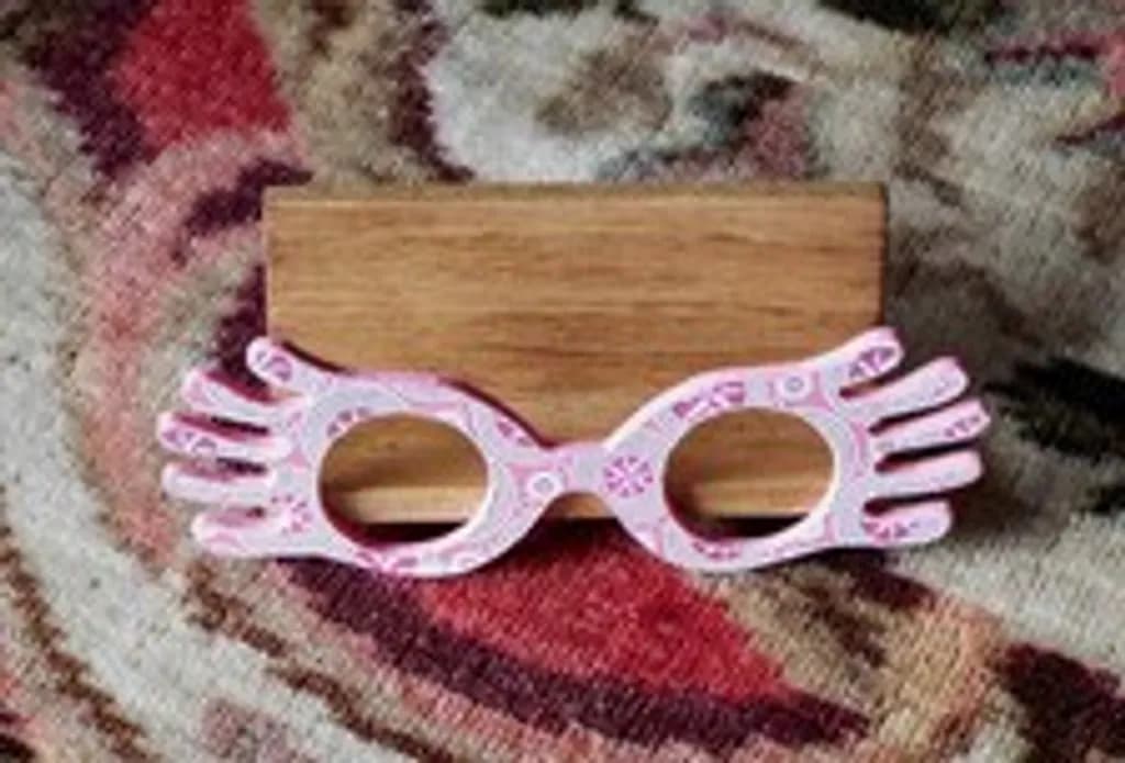 Pink Novelty Glasses