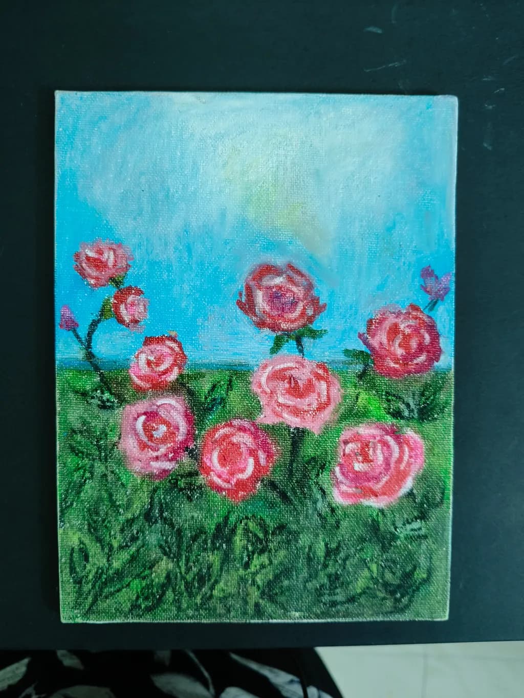 Rose Meadow in Blue