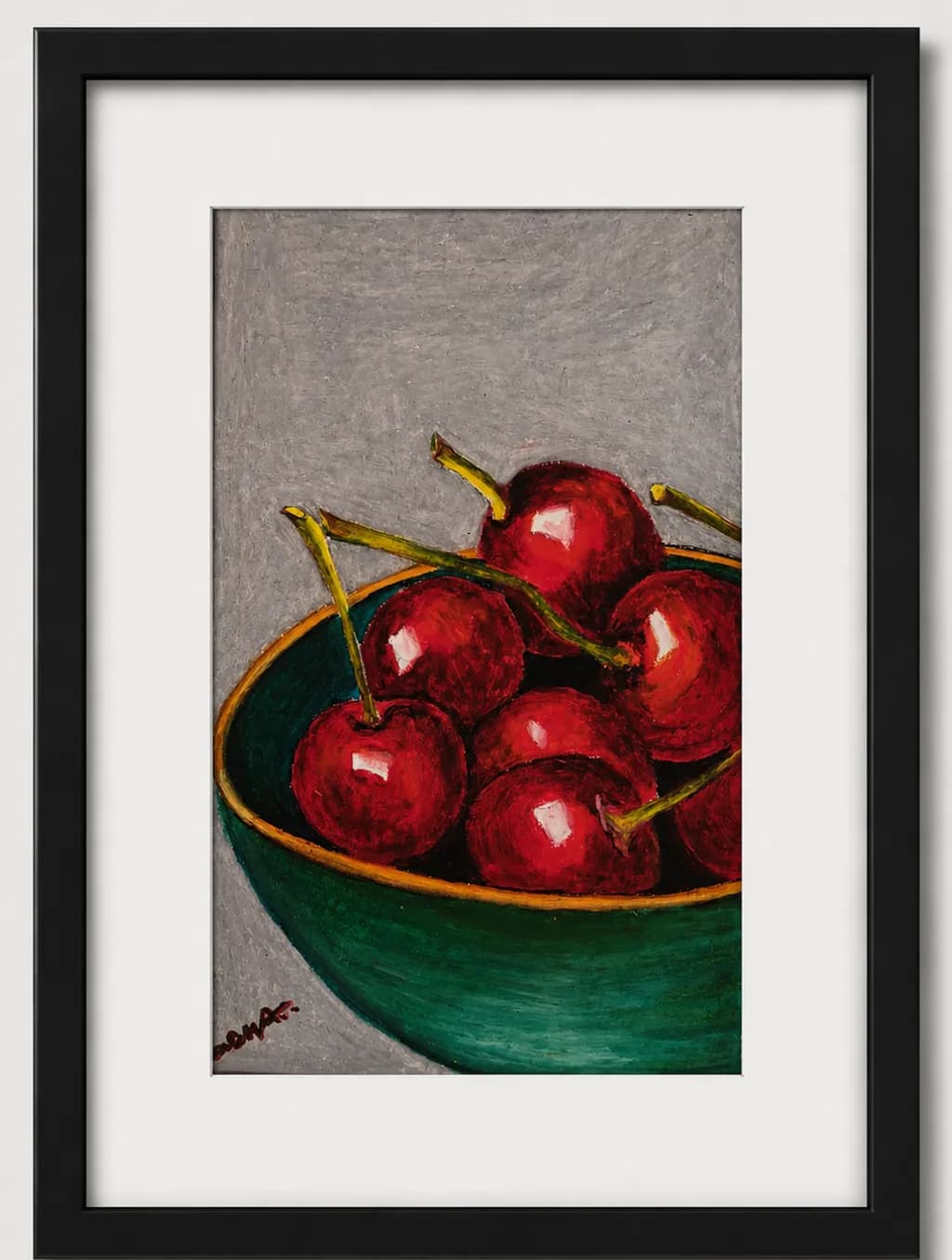 Cherry Bowl Still Life