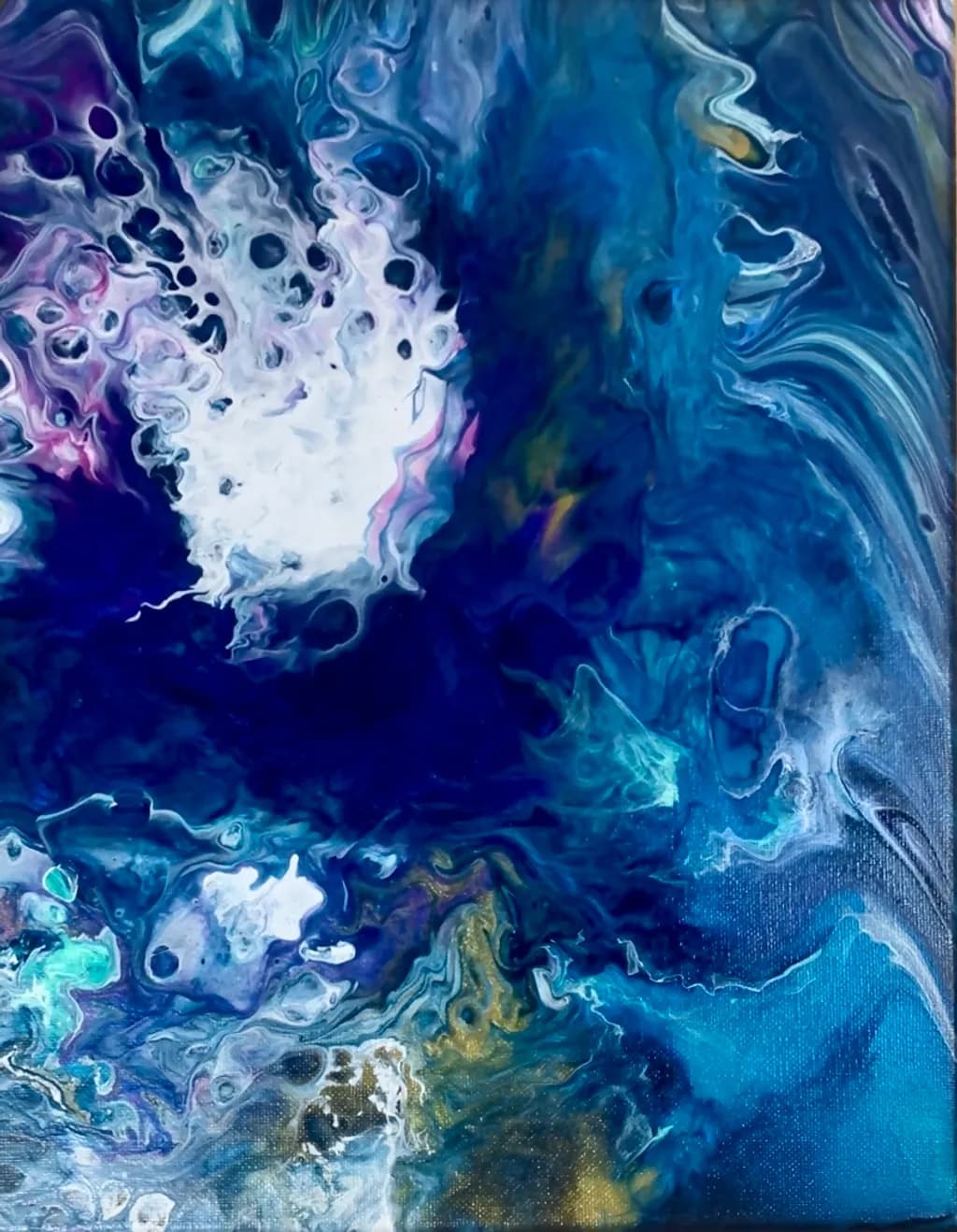 Tidal Blue Abstract