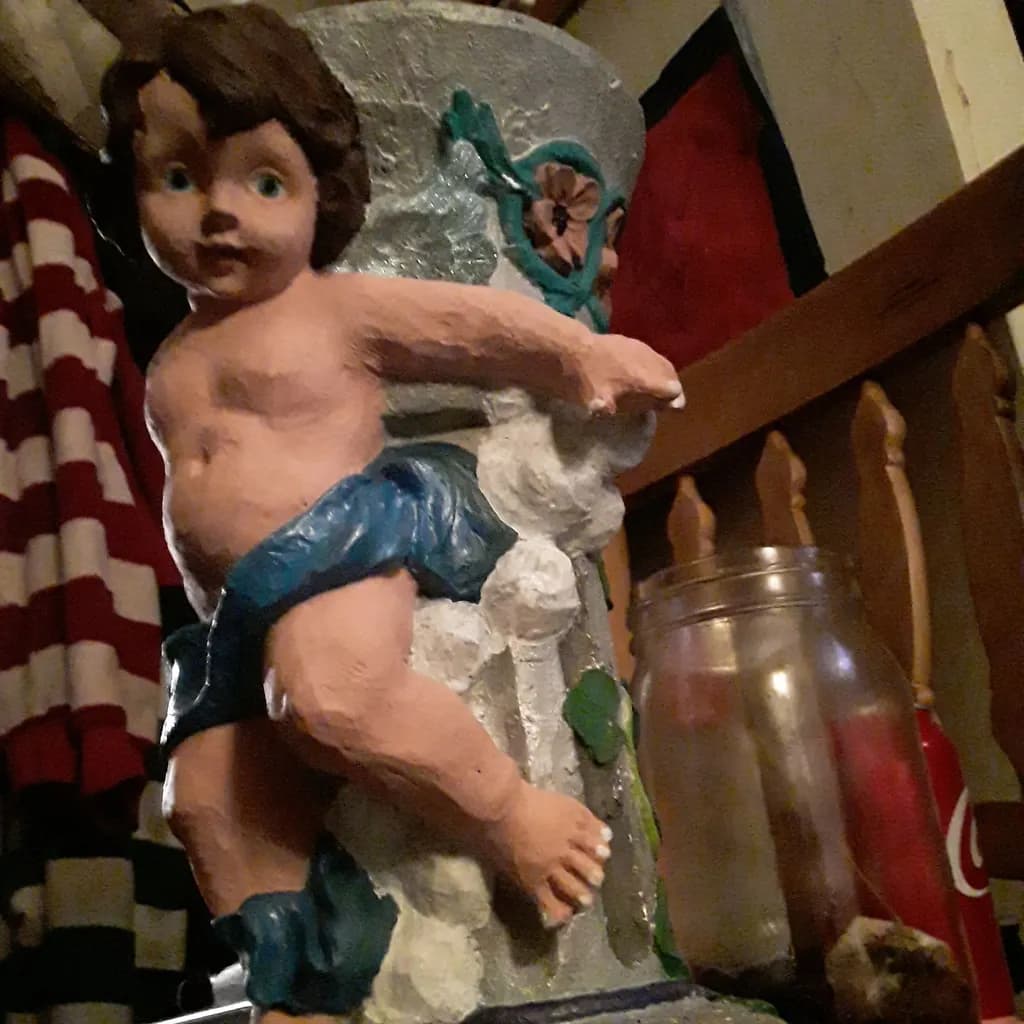 Climbing Child Sculpture